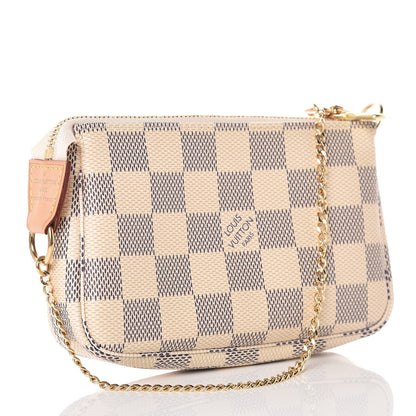 Louis Vuitton Damier Azur Mini Pochette Accessories 3 of 9