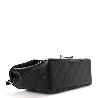 Chanel Lambskin Quilted Mini Rectangular Flap Black 4 of 13