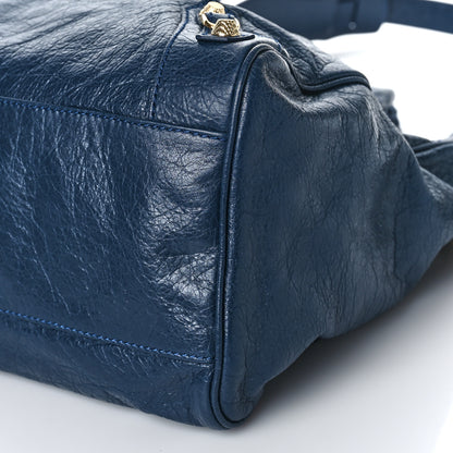 Balenciaga Agneau Giant 12 Gold Hardware Velo Bleu Obscur 8 of 10