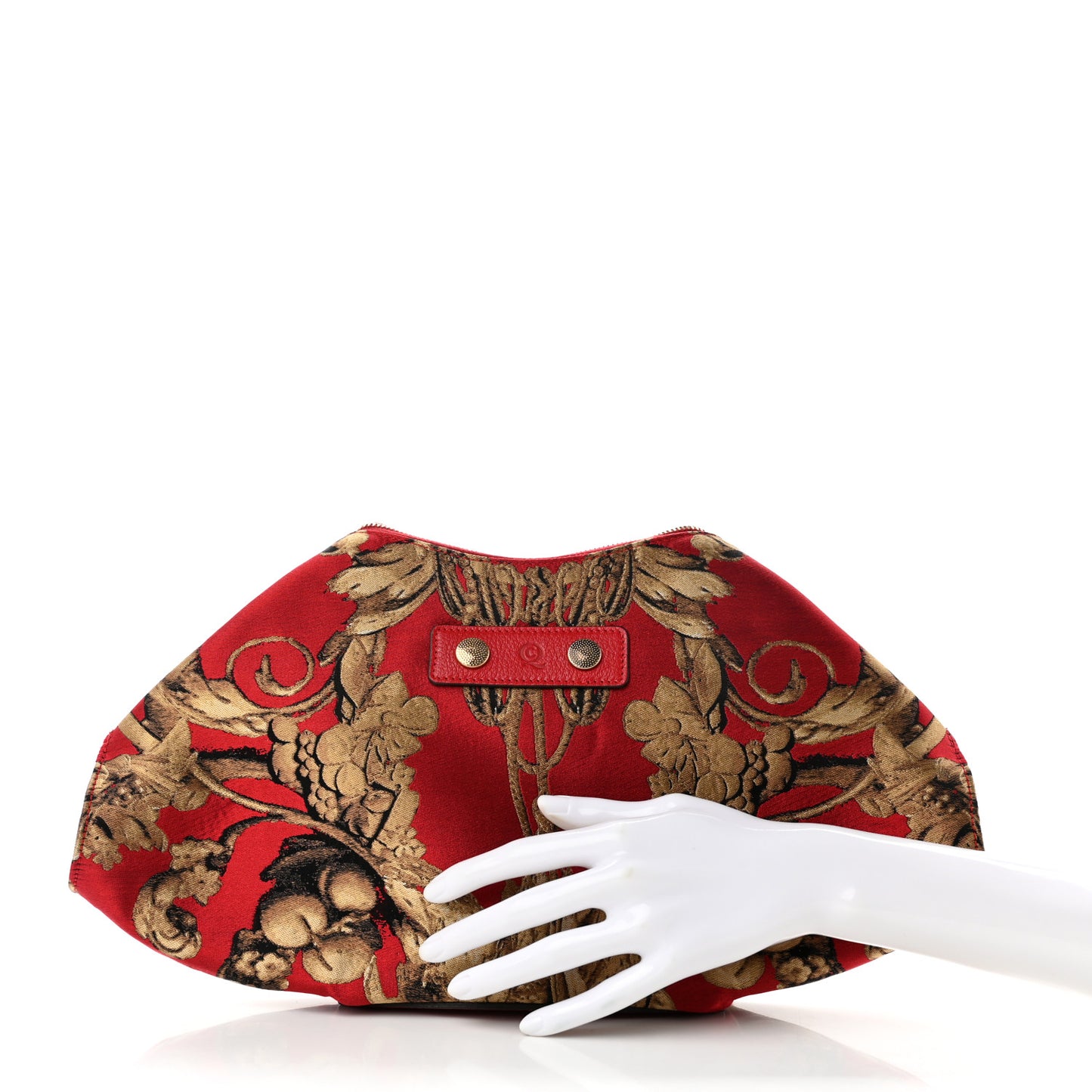 Silk De Manta Clutch Red