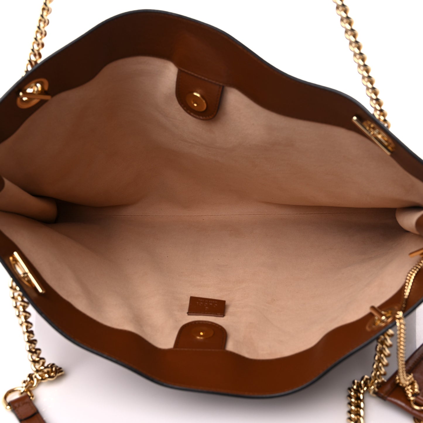 Calfskin Large Rajah Chain Tote Cuir