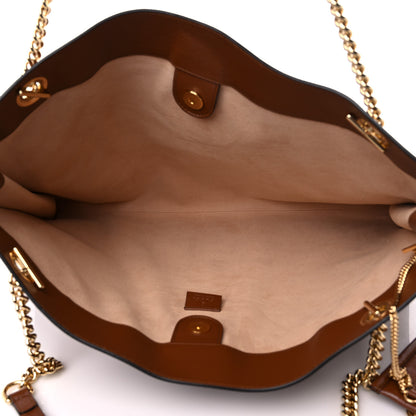 Gucci Calfskin Large Rajah Chain Tote Cuir 6 of 10