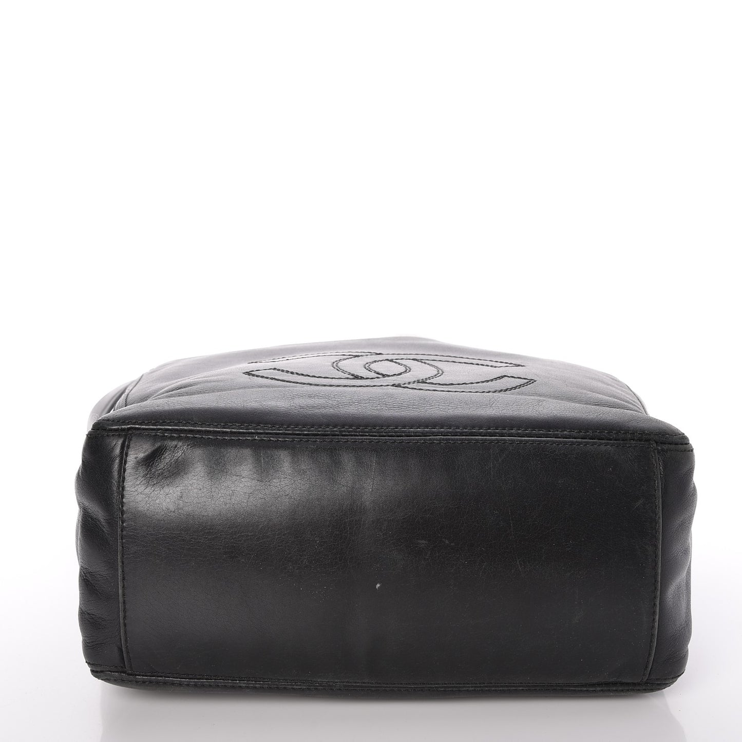 Lambskin Chain CC Small Tote Black
