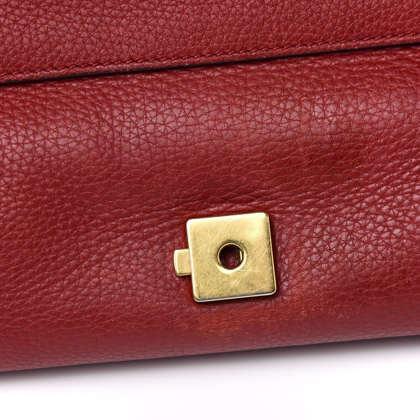 Cellarius Calfskin Large GG Marmont Shoulder Bag Vulcanic Red