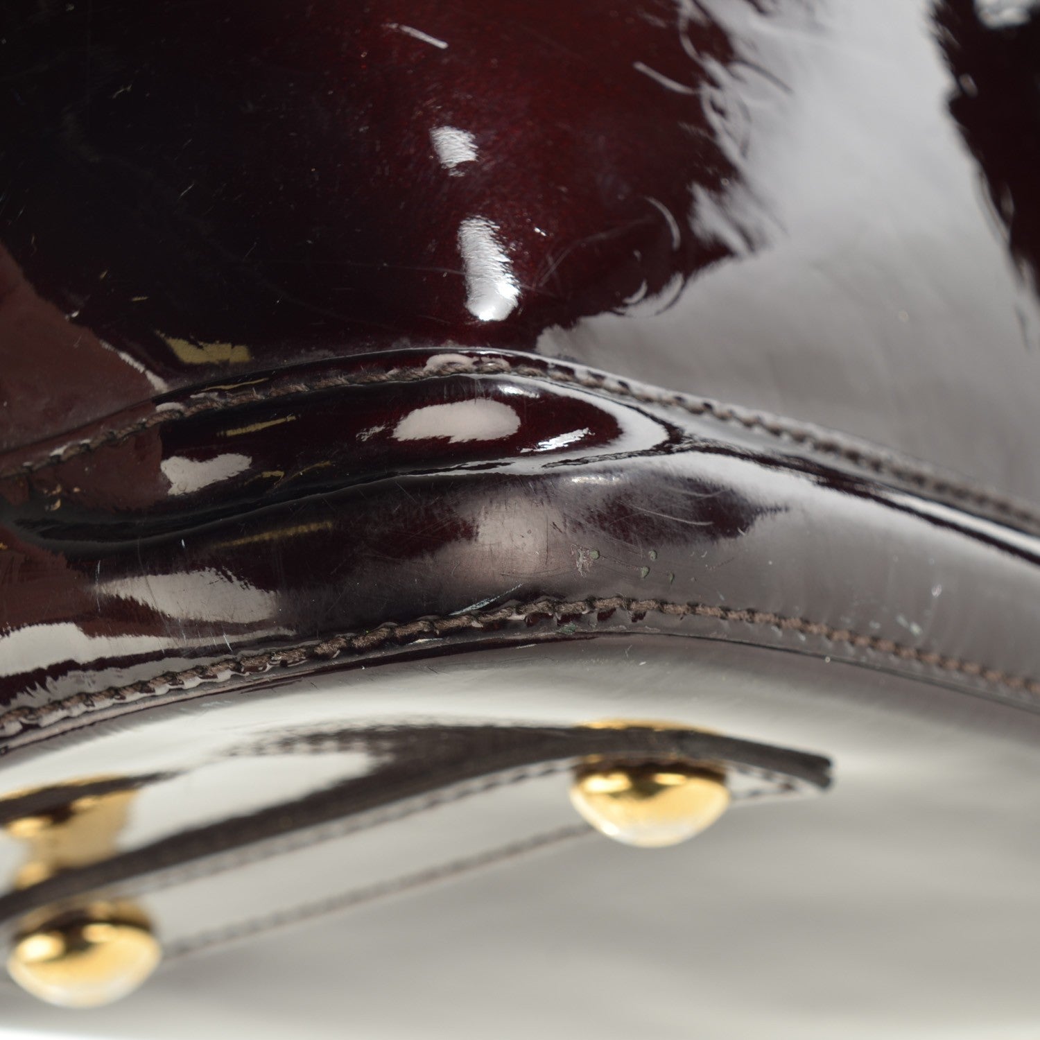 Louis Vuitton Vernis Alma PM Amarante 9 of 11