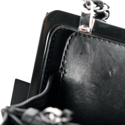 Chanel Plexiglass Barcode Boy Brick Lego Clutch Black 12 of 12
