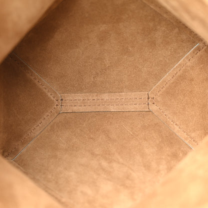 Loewe X SUNA FUJITA Shiny Calfskin Penguin Mini Puzzle Fold Tote Blue Iceberg 5 of 11