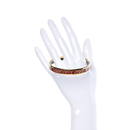Hermes Enamel Printed Narrow Musical Instruments Bracelet 70 2 of 5
