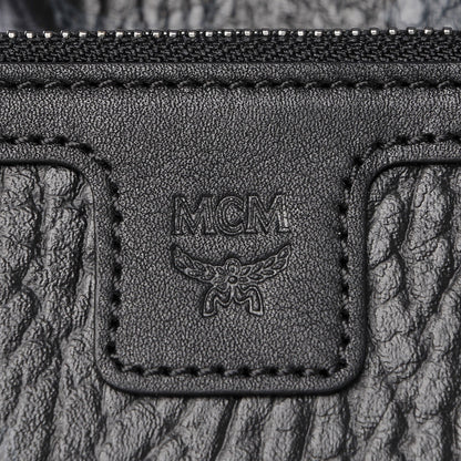 MCM Visetos Large Anya Shopper Tote Black 8 of 14
