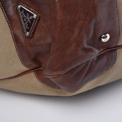 Prada Jacquard Logo Frame Brown 17 of 25