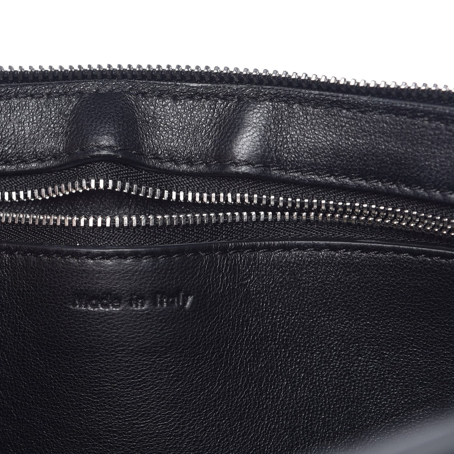 Calfskin Medium Edge Shoulder Bag Khaki