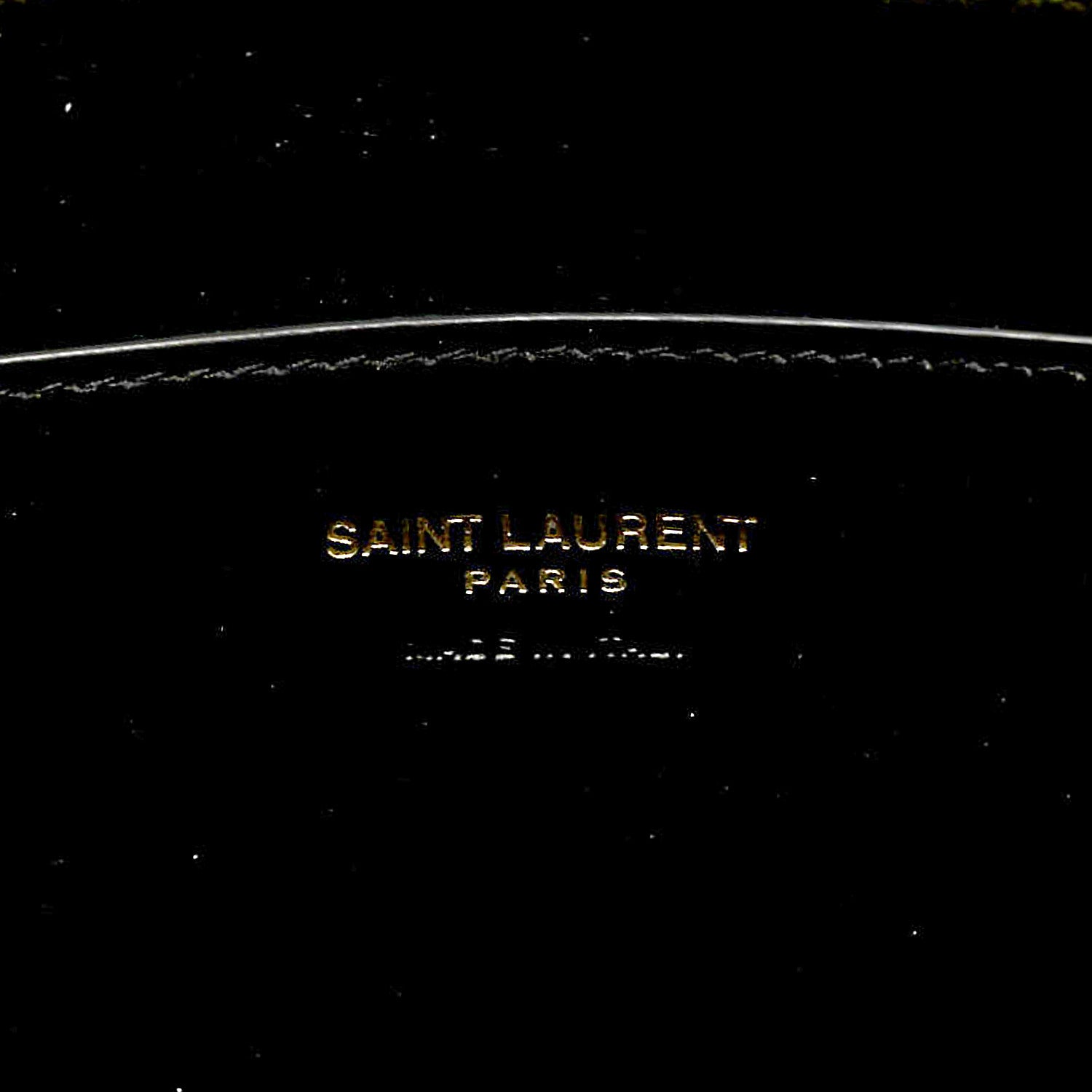 Saint Laurent Grained Lambskin Large Cassandre Envelope Pouch Light Musk 6 of 6