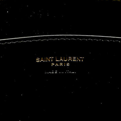 Saint Laurent Grained Lambskin Large Cassandre Envelope Pouch Light Musk 6 of 6
