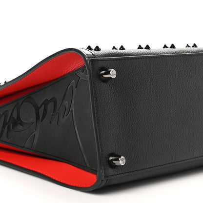 Christian Louboutin Calfskin Spikes Loubinthesky Medium Paloma Black 9 of 11