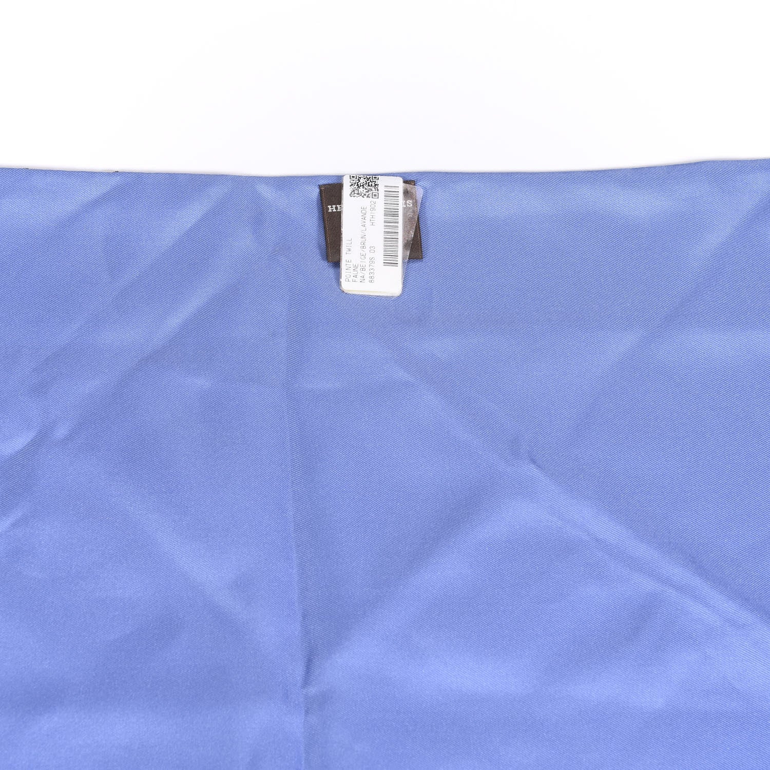 Hermes Silk Faune Giant Pointe Triangle Scarf Beige Brun Lavande 11 of 23