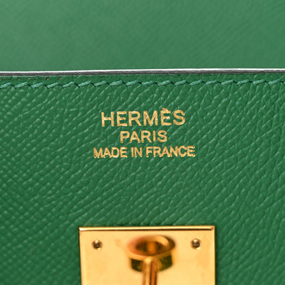 Hermes Epsom Birkin 35 Vert Vertigo 6 of 20