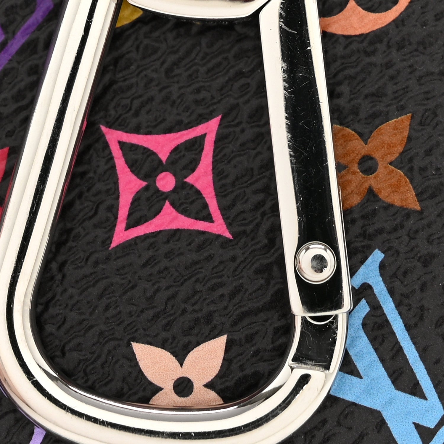 Louis Vuitton LV X TM Monogram Multicolor Key Pouch Black 8 of 9