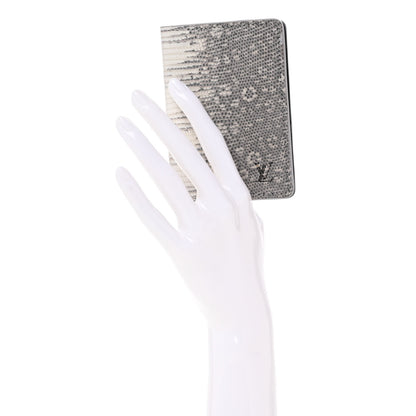 Louis Vuitton Lizard Pocket Organizer Argento 2 of 9