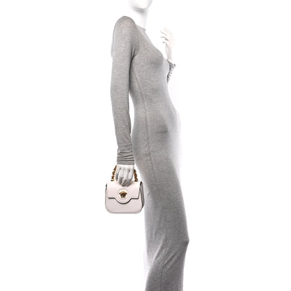 Versace Grained Calfskin Mini La Medusa Bag White 2 of 9