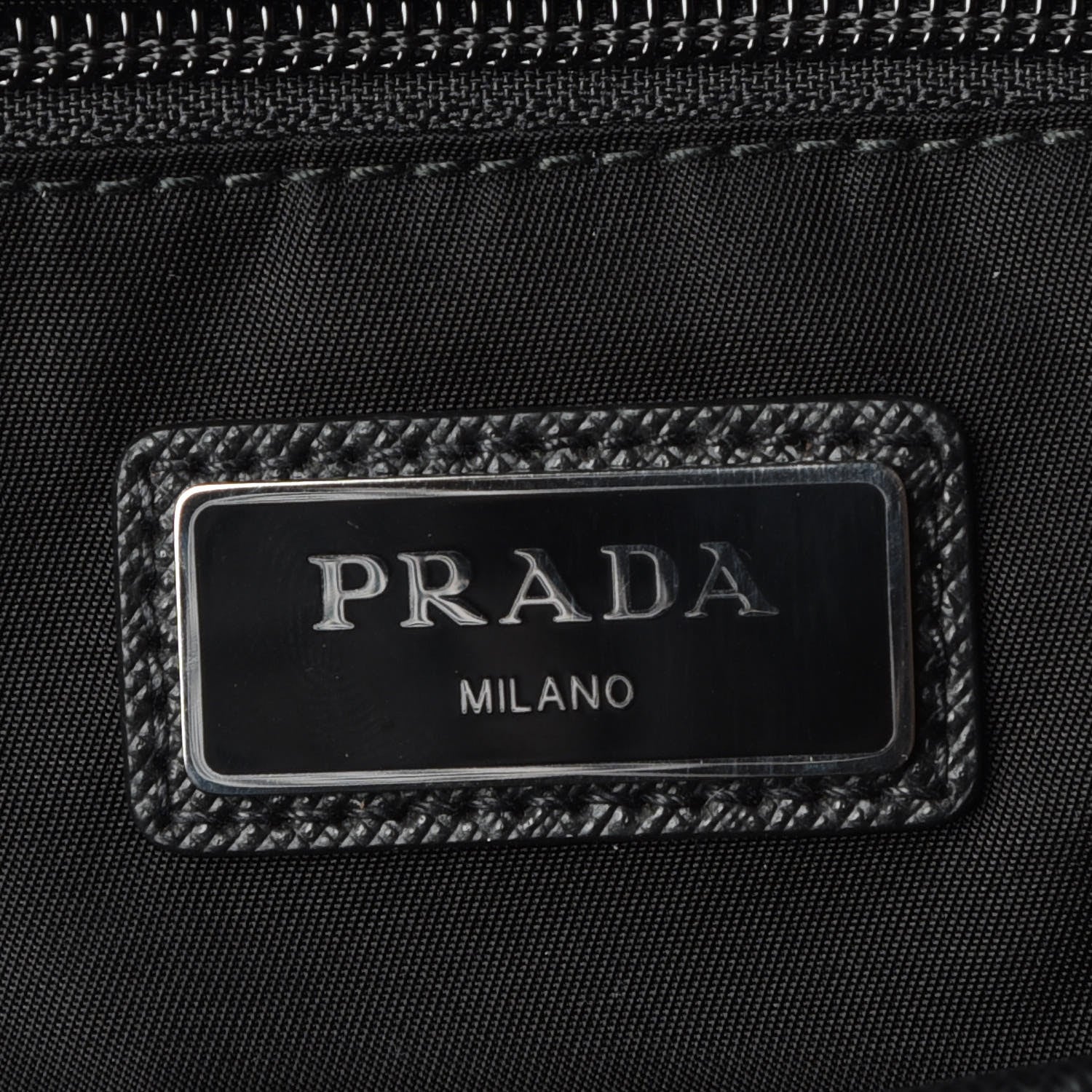 Prada Nylon Saffiano Day Backpack Black 8 of 10