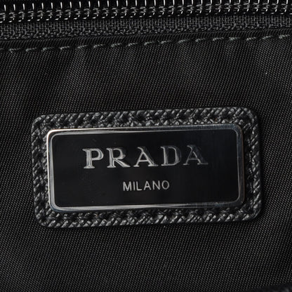 Prada Nylon Saffiano Day Backpack Black 8 of 10