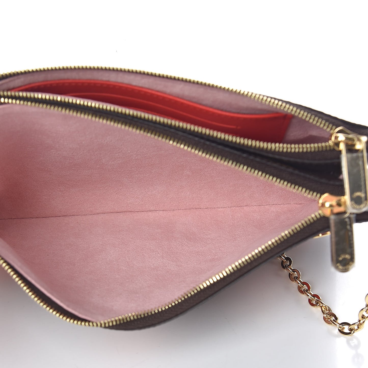Monogram Blooming Flowers Double Zip Pochette