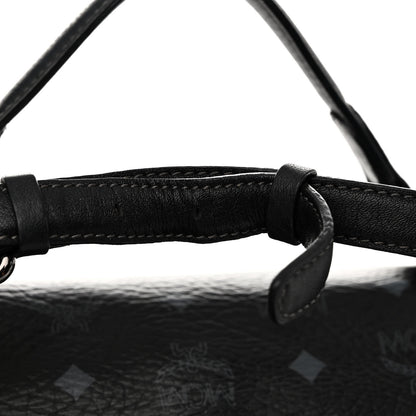 MCM Visetos Medium Satchel Black 11 of 12
