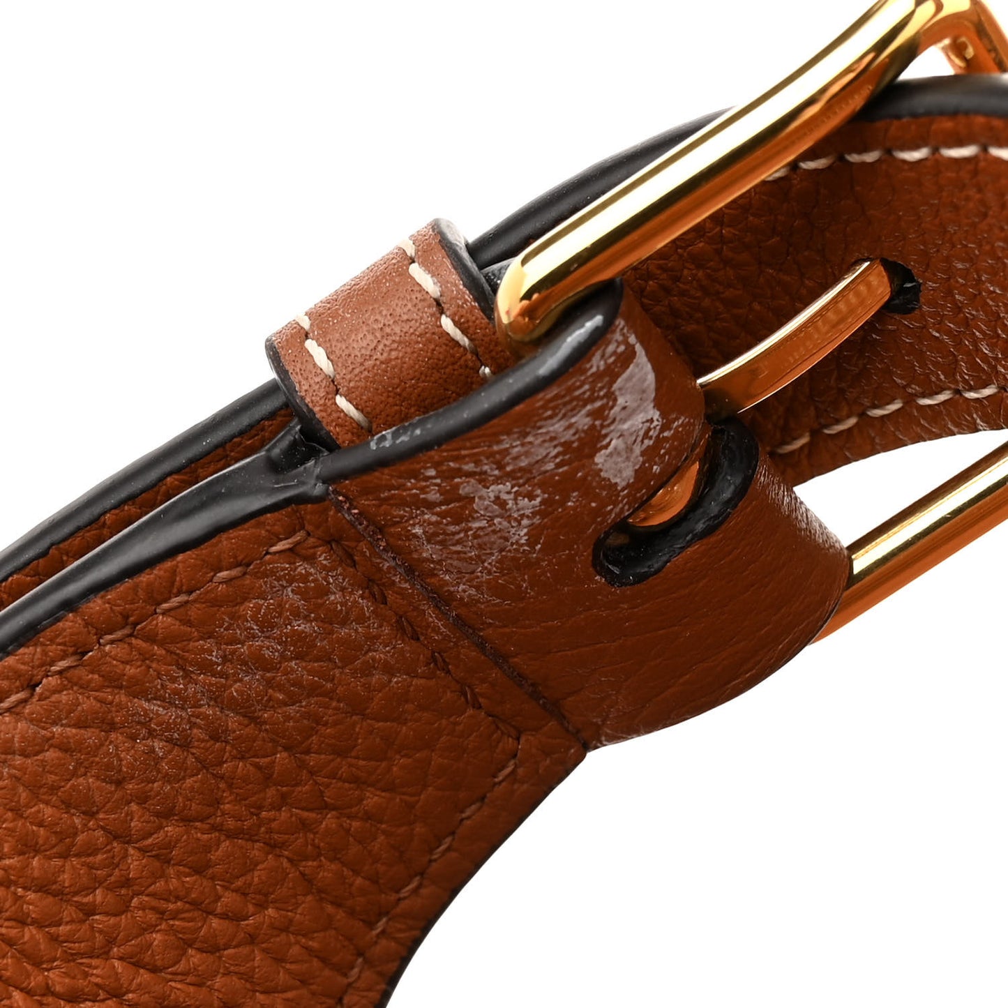 Supple Calfskin Medium Triomphe Heloise Shoulder Bag Tan