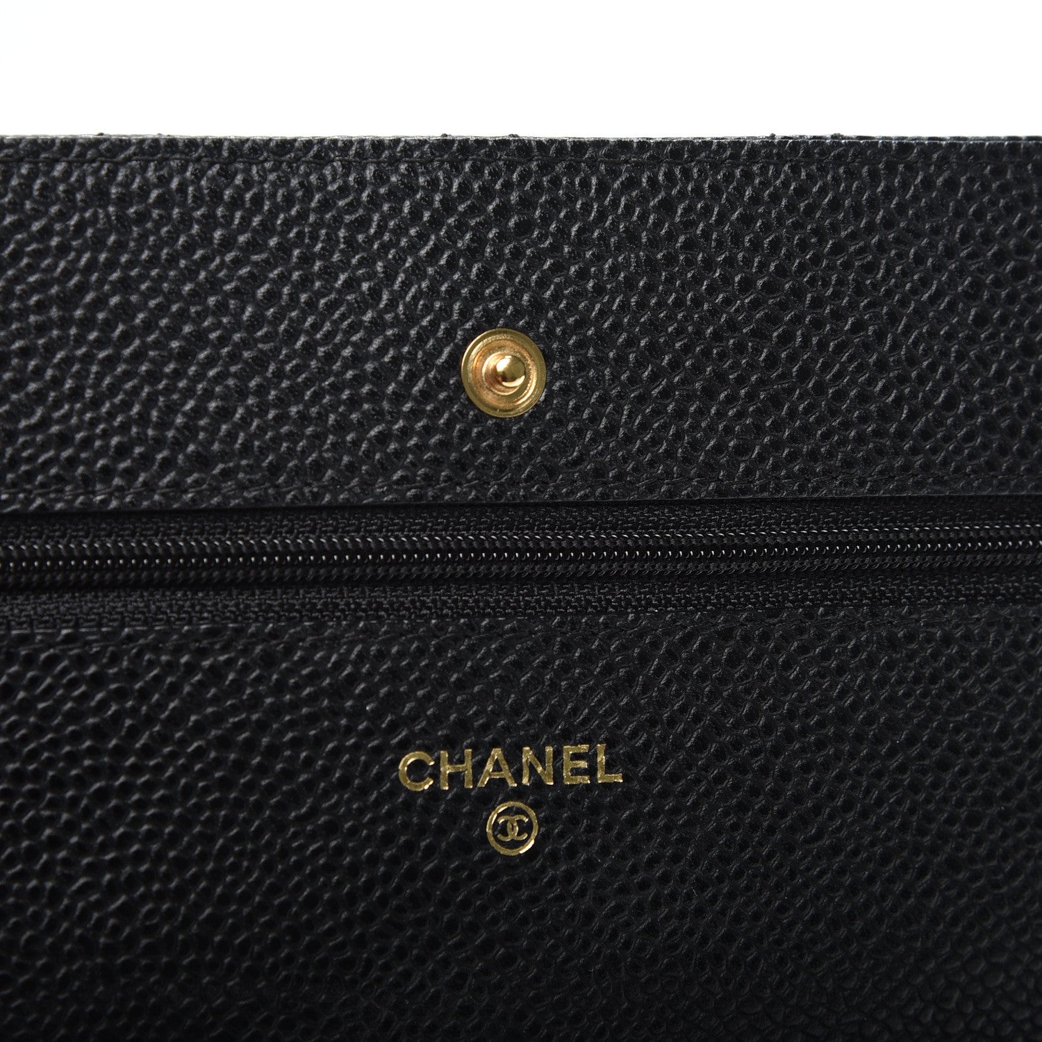Chanel Caviar Quilted Wallet On Chain WOC Black 8 of 12