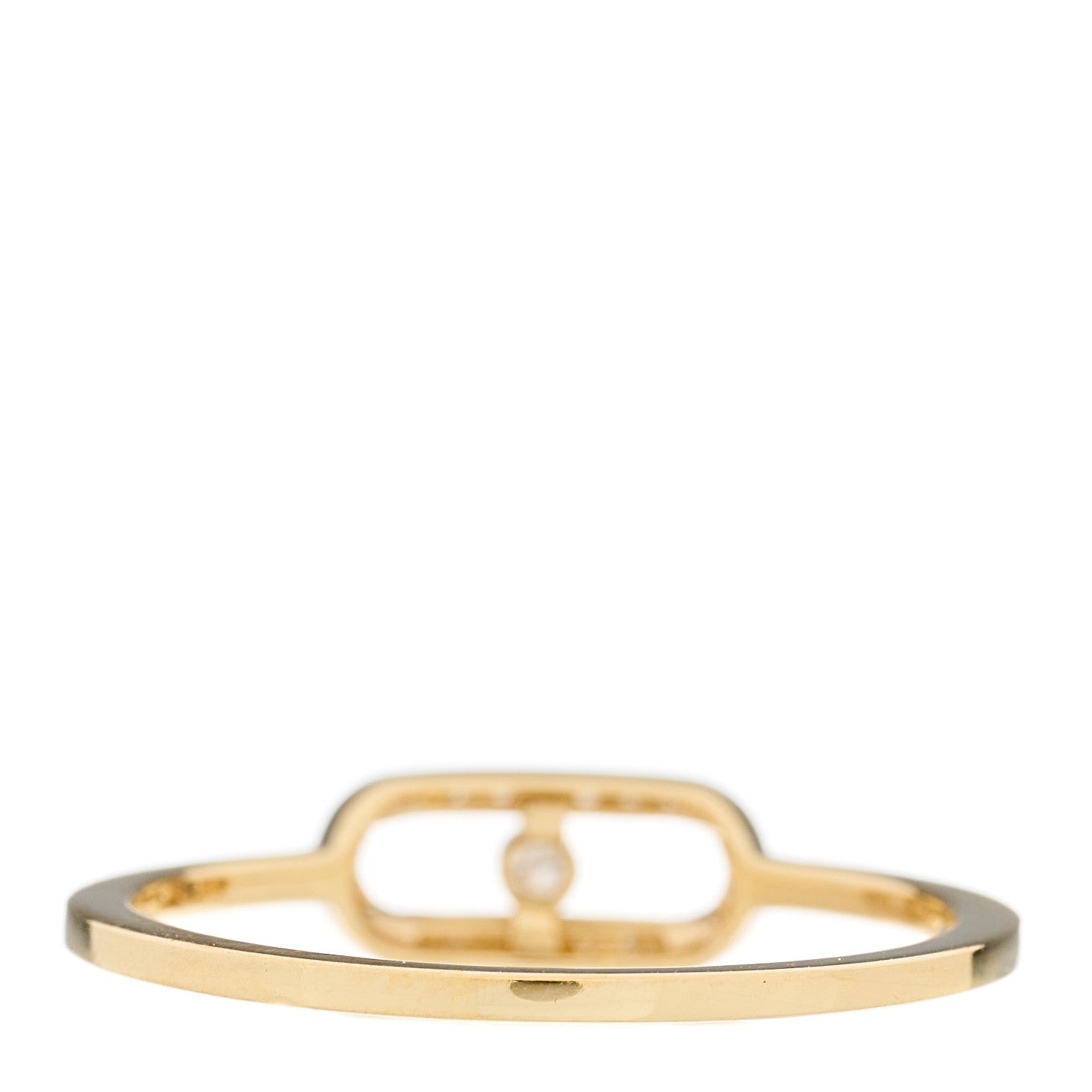 Messika 18K Yellow Gold Diamond Move Uno Ring 54 6.75 3 of 6