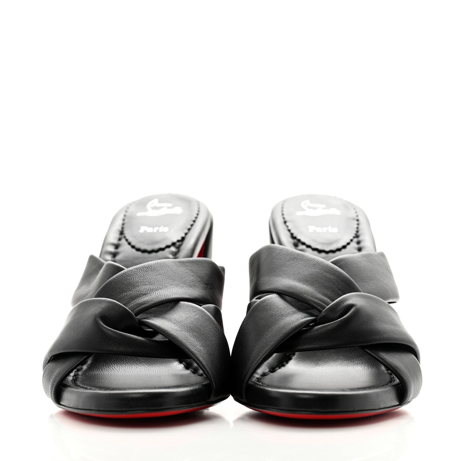 Christian Louboutin Nappa Dispo Club 85 Mule Black 3 of 9