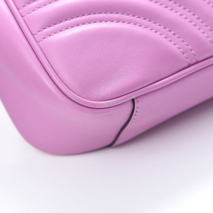 Gucci Calfskin Matelasse Medium GG Marmont Shoulder Bag Candy Mousse 9 of 14