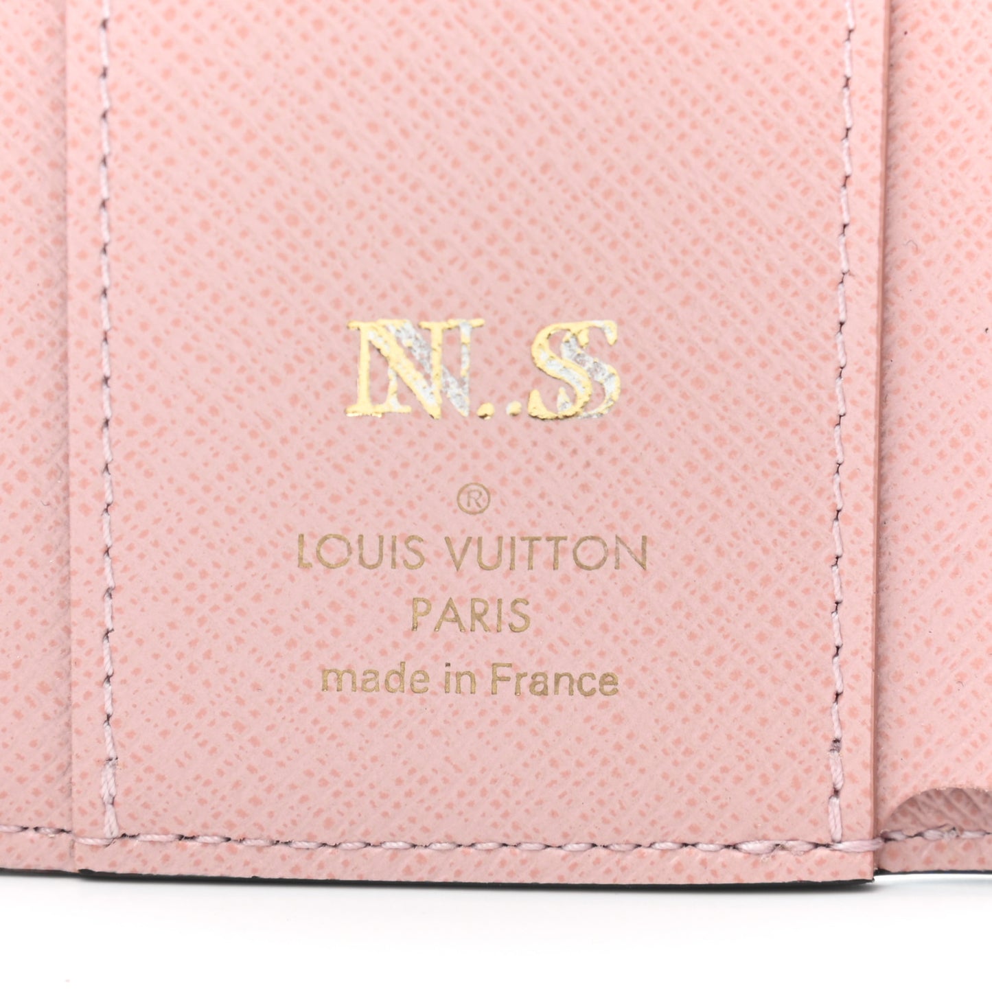 Damier Ebene Zoe Wallet Rose Ballerine