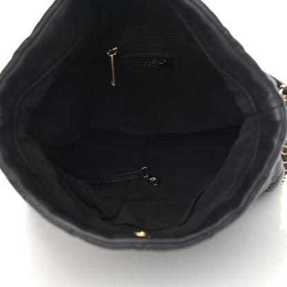 Chanel Calfskin Quilted Medium Chain Me Hobo Black 5 of 11