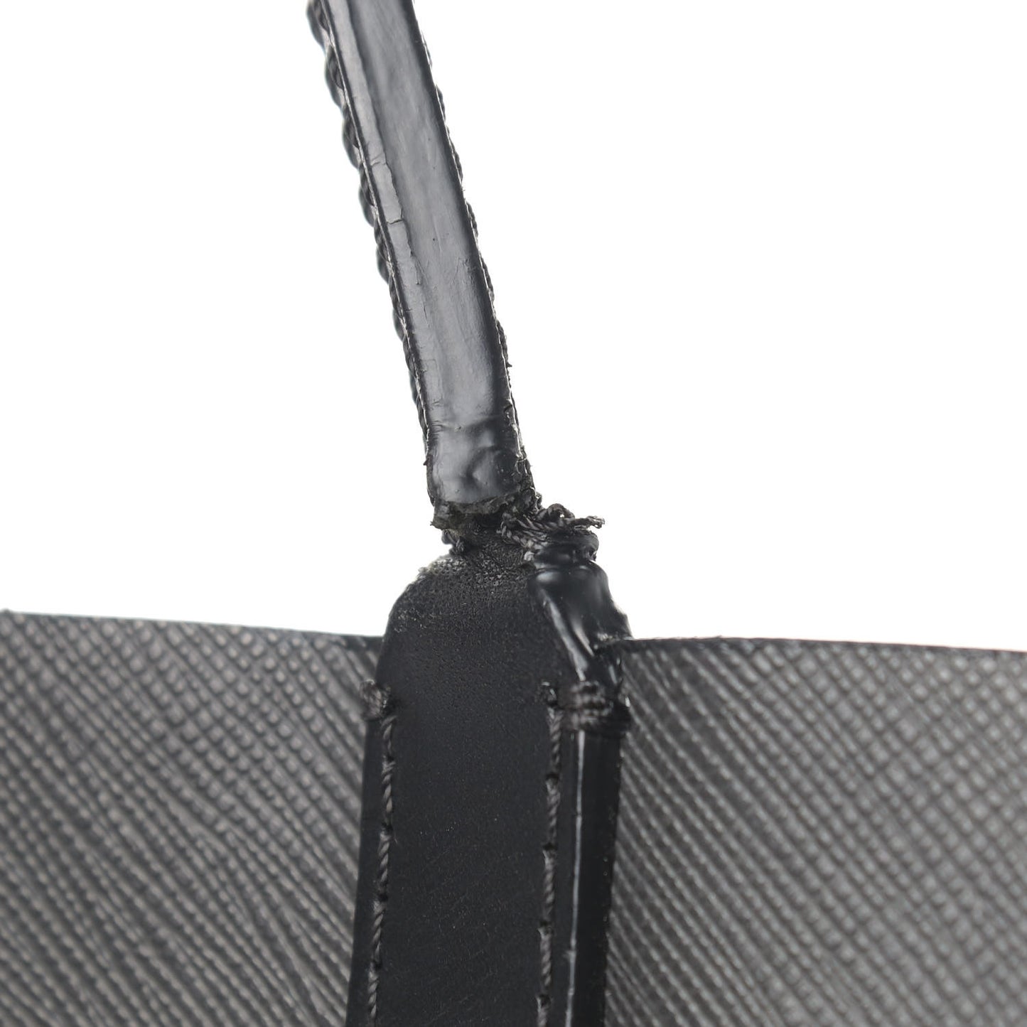 Textured Coated Canvas Rottweiler Print Large Antigona Tote Black
