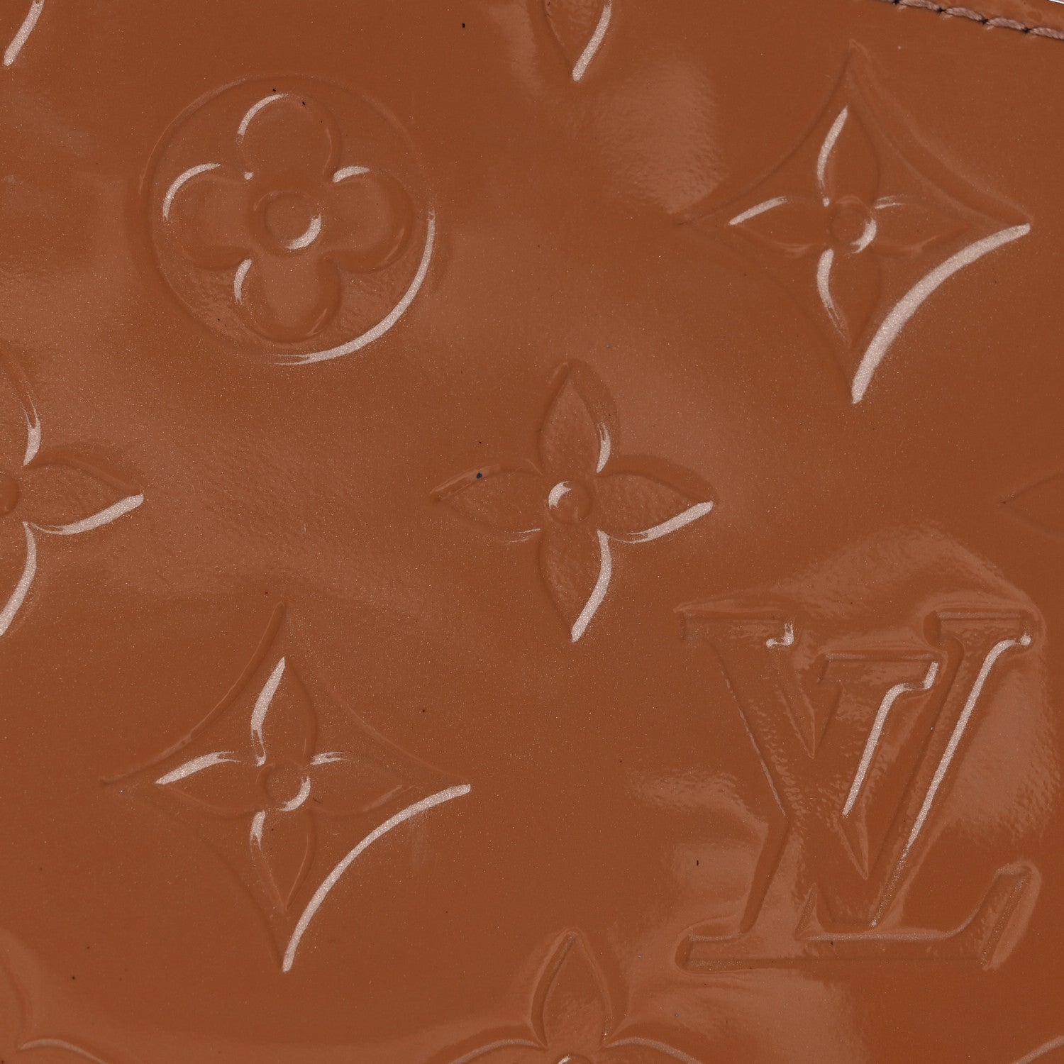Louis Vuitton Vernis Cosmetic Pouch Rose Velours 9 of 9