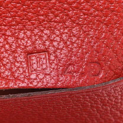 Hermes Chevre Mysore Post It Notepad Holder PM Rouge Vif 7 of 8