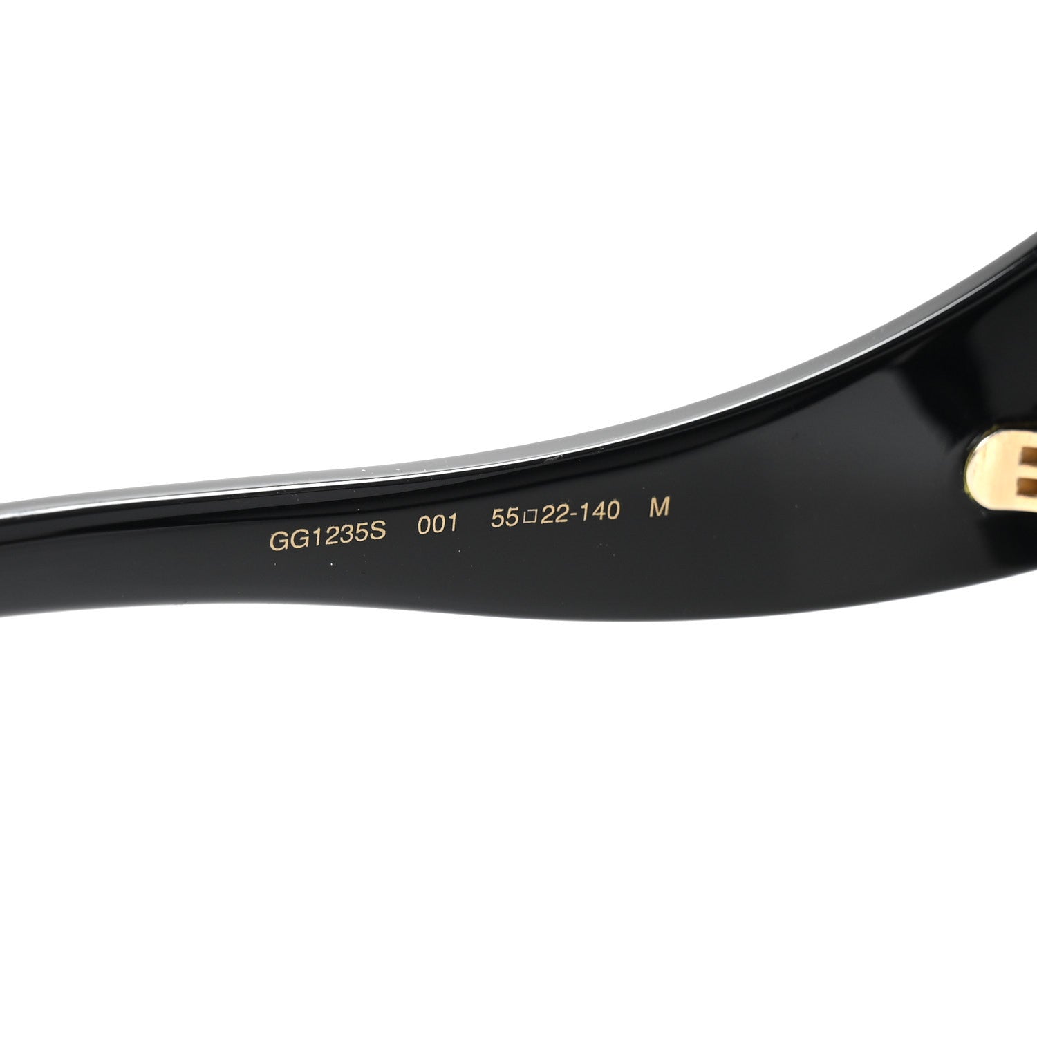 Gucci Acetate Square Frame Sunglasses GG1235S Black 7 of 9