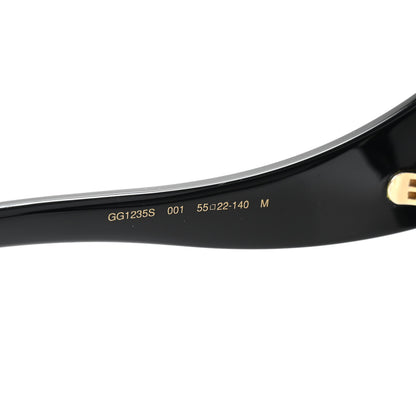 Gucci Acetate Square Frame Sunglasses GG1235S Black 7 of 9