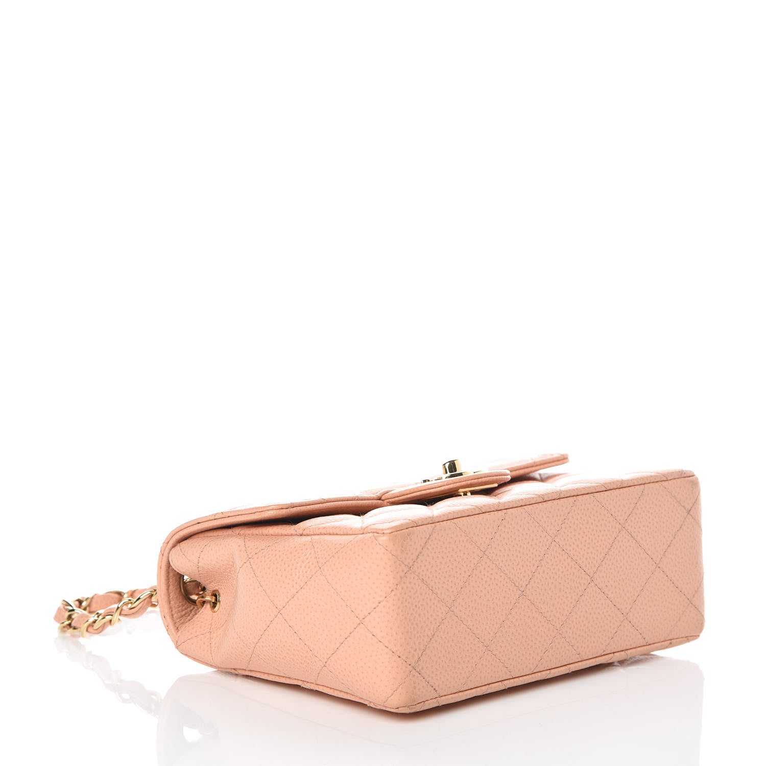 Chanel Caviar Quilted Mini Square Flap Pink 4 of 9