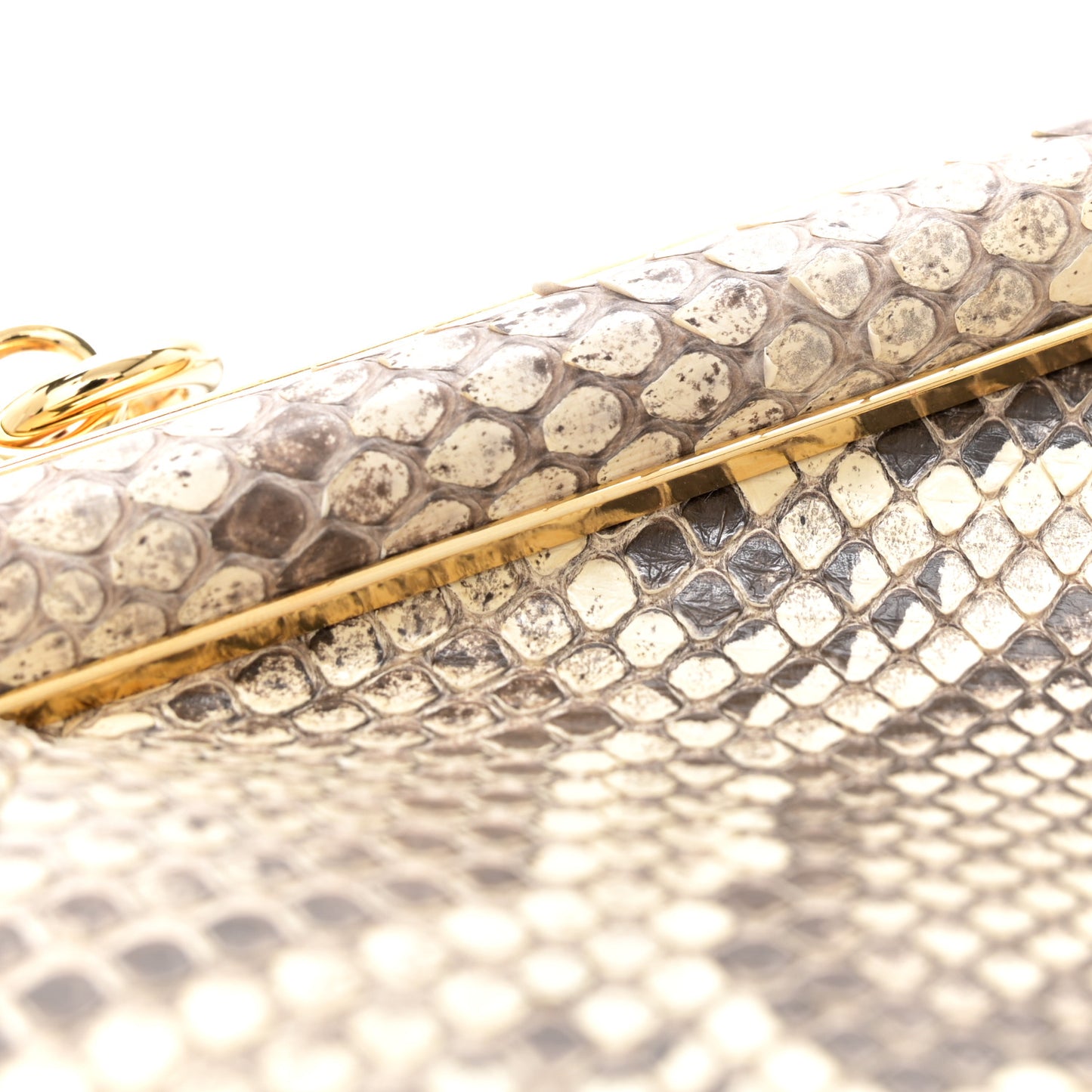 Snakeskin Small Fendi First Daisy Roccia