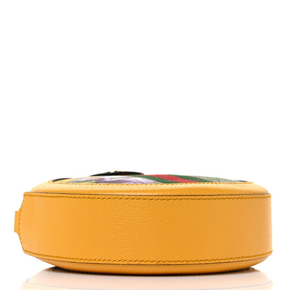 Gucci GG Supreme Monogram Flora Web Mini Ophidia Round Shoulder Bag Beige Multicolor Crop 4 of 10