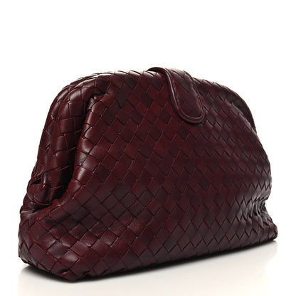 Bottega Veneta Nappa Intrecciato The Lauren 1980 Clutch Gigolo Red 4 of 10