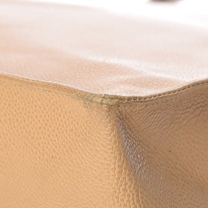 Chanel Caviar CC Tote Beige 10 of 18