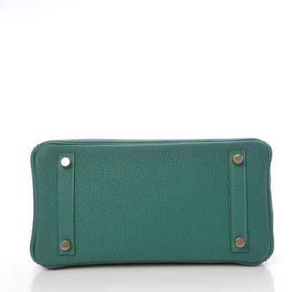 Hermes Togo Birkin 25 Malachite 6 of 35