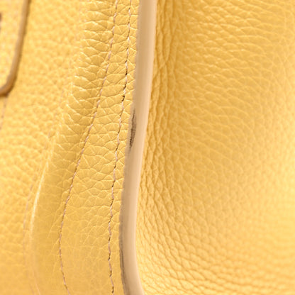 Celine Drummed Calfskin Nano Luggage Pollen 12 of 12