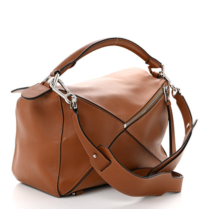 Loewe Calfskin Medium Puzzle Bag Tan 3 of 10