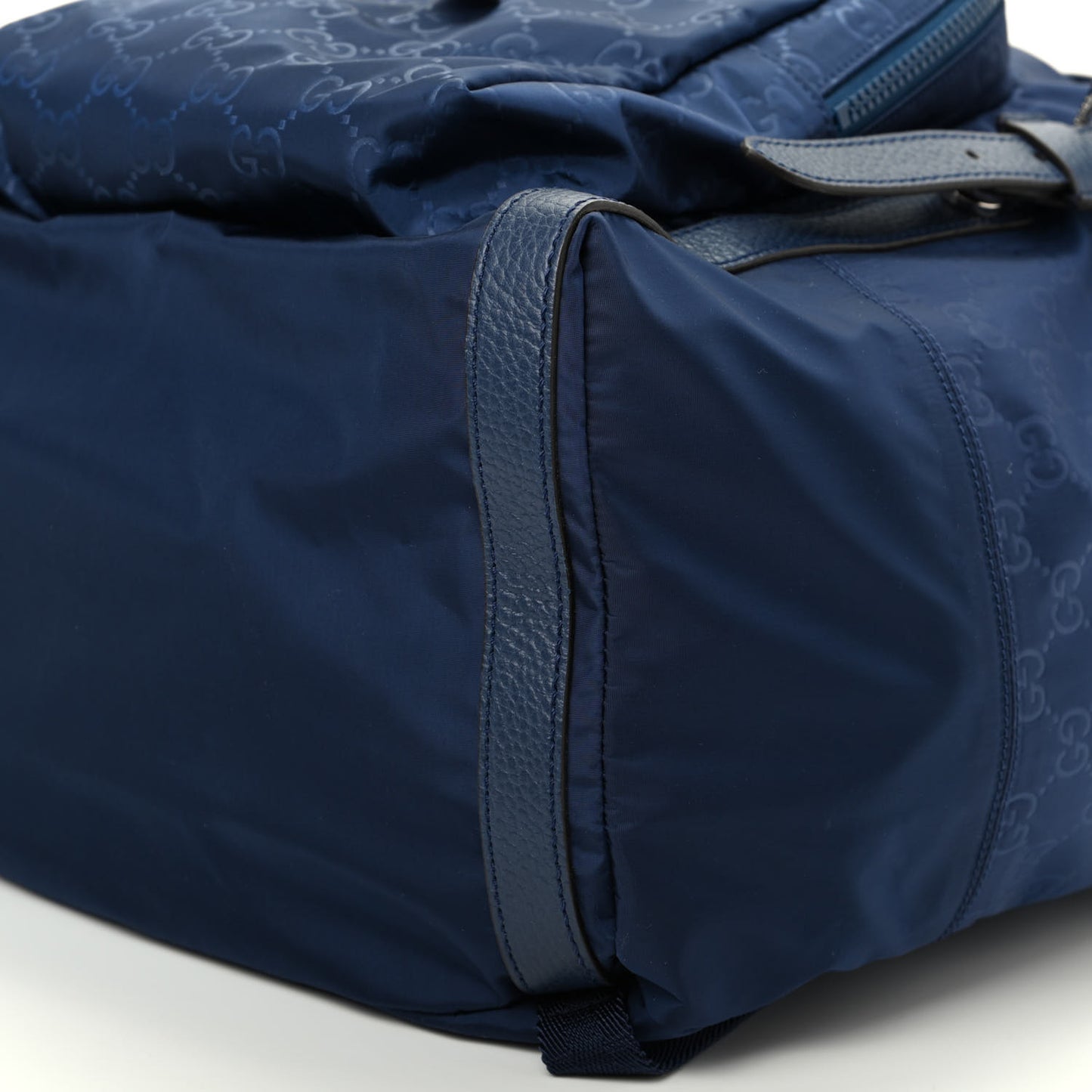 Nylon Monogram Medium Light Double Buckle Backpack Tide