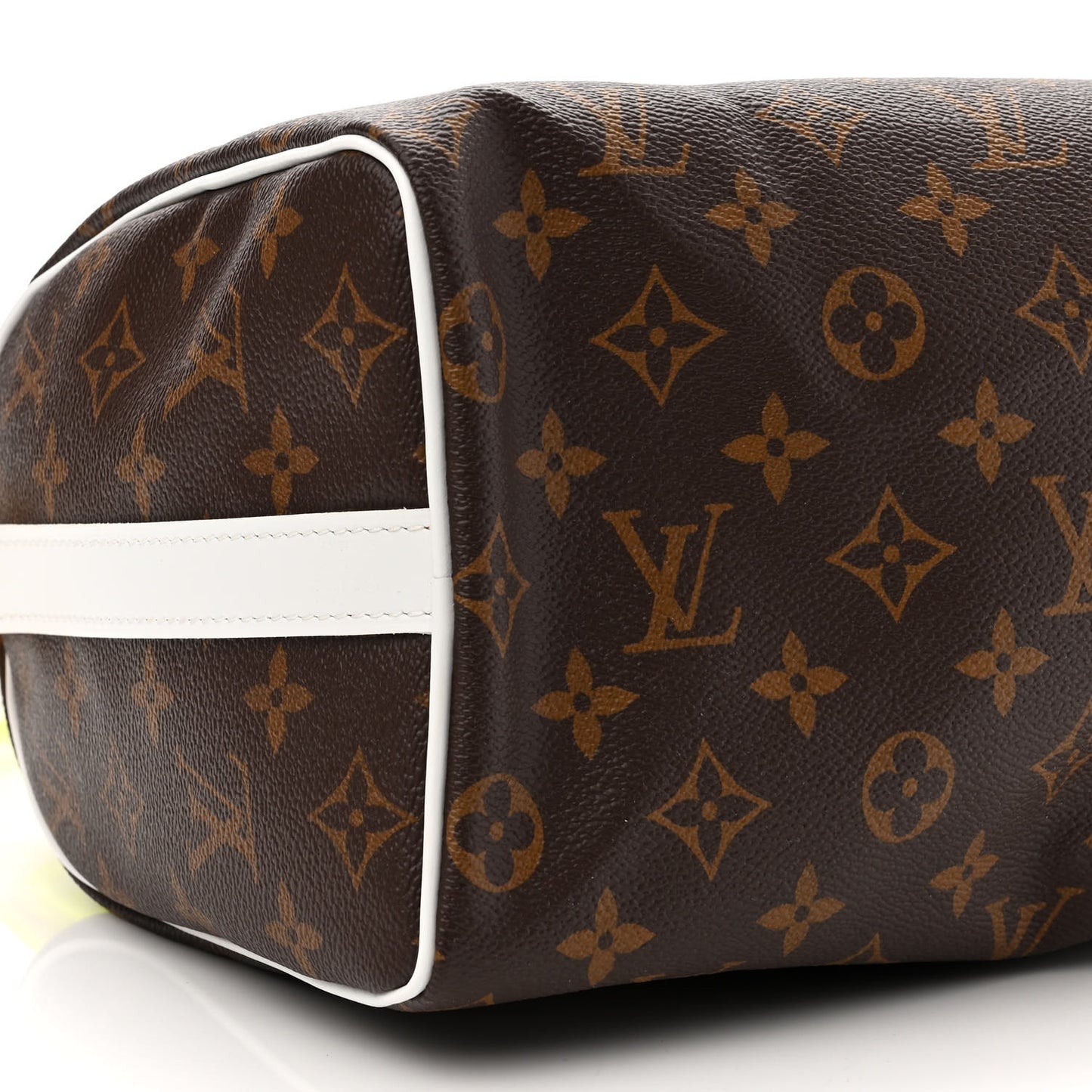 Monogram LV Match Speedy Bandouliere 25 White