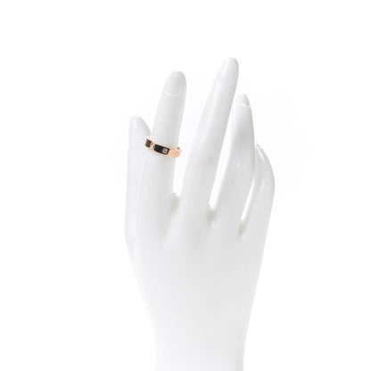 Cartier 18K Pink Gold Diamond 4mm LOVE Wedding Band Ring 51 5.75 2 of 4